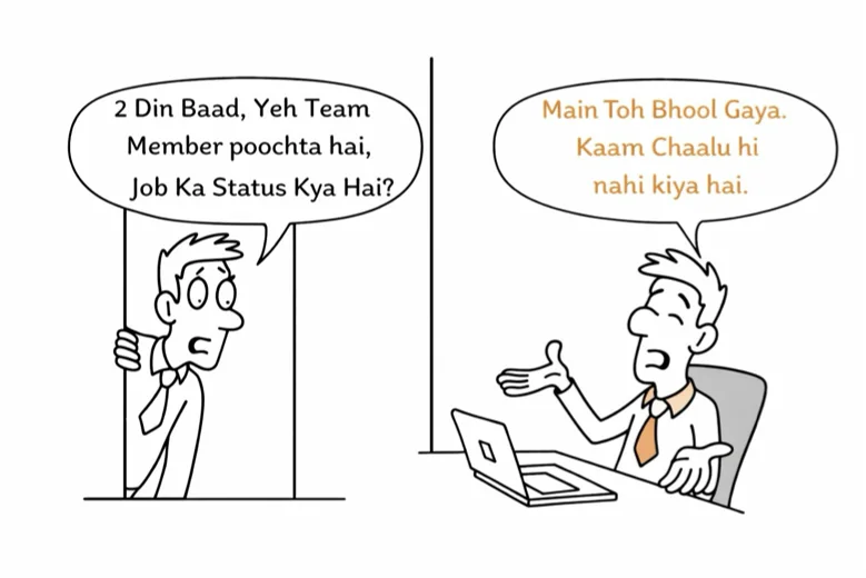2 din baad: main toh bhool gaya, kaam chaalu hi nahi kiya